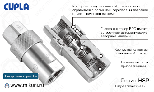 Гидравлические БРС - особенности конструкции