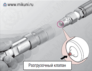 Гидравлические БРС с разгрузочным клапаном