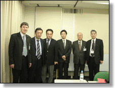 Представители компании Yokohama Rubber Co. Ltd. (г. Токио) и исполнительный директор ЗАО 