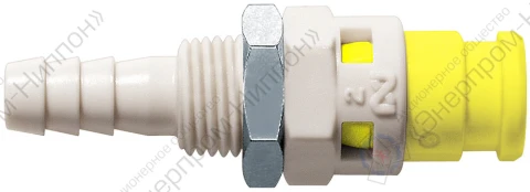 Штекер БРС Cube Cupla SPC-06PHB-YEL POM SG (желтый)