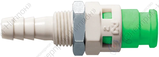 Штекер БРС Cube Cupla SPC-06PHB-GRN POM SG (зеленый)