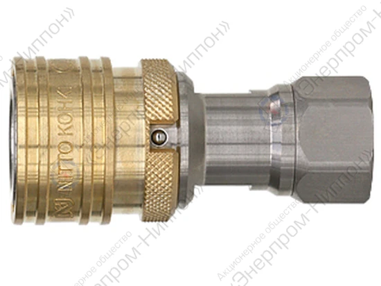 Соединение БРС Hot Water Cupla HW-3S-F BSBM X-100 гнездо латунь